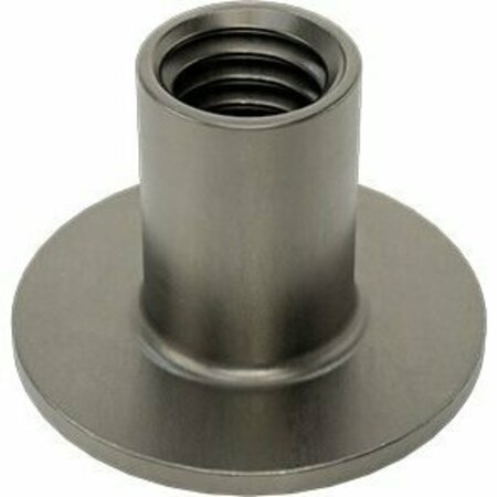 BSC PREFERRED Steel Round-Base Weld Nut 3/8-16 Thread Size 1/16 Base Thickness, 10PK 90596A280